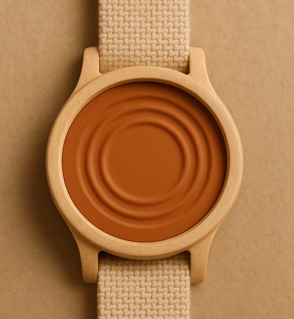 Natural Wood Terracotta Scential One Wearable Essential Oil Diffuser Hemp 